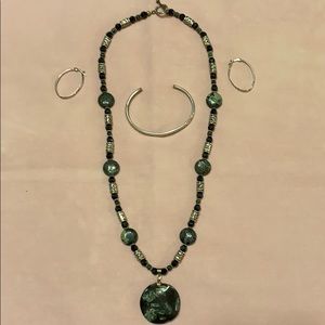 Women’s jadeite & Silver jewelry Mix
